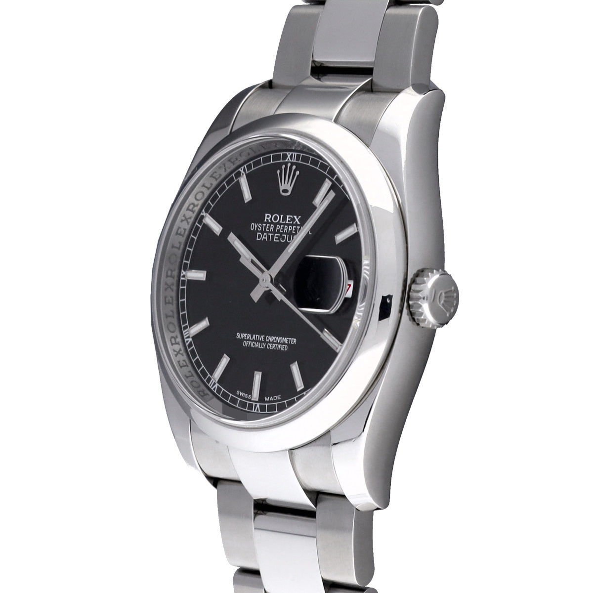 DATE JUST 116200 Random Serial Black ROLEX Men's [Pre-owned].