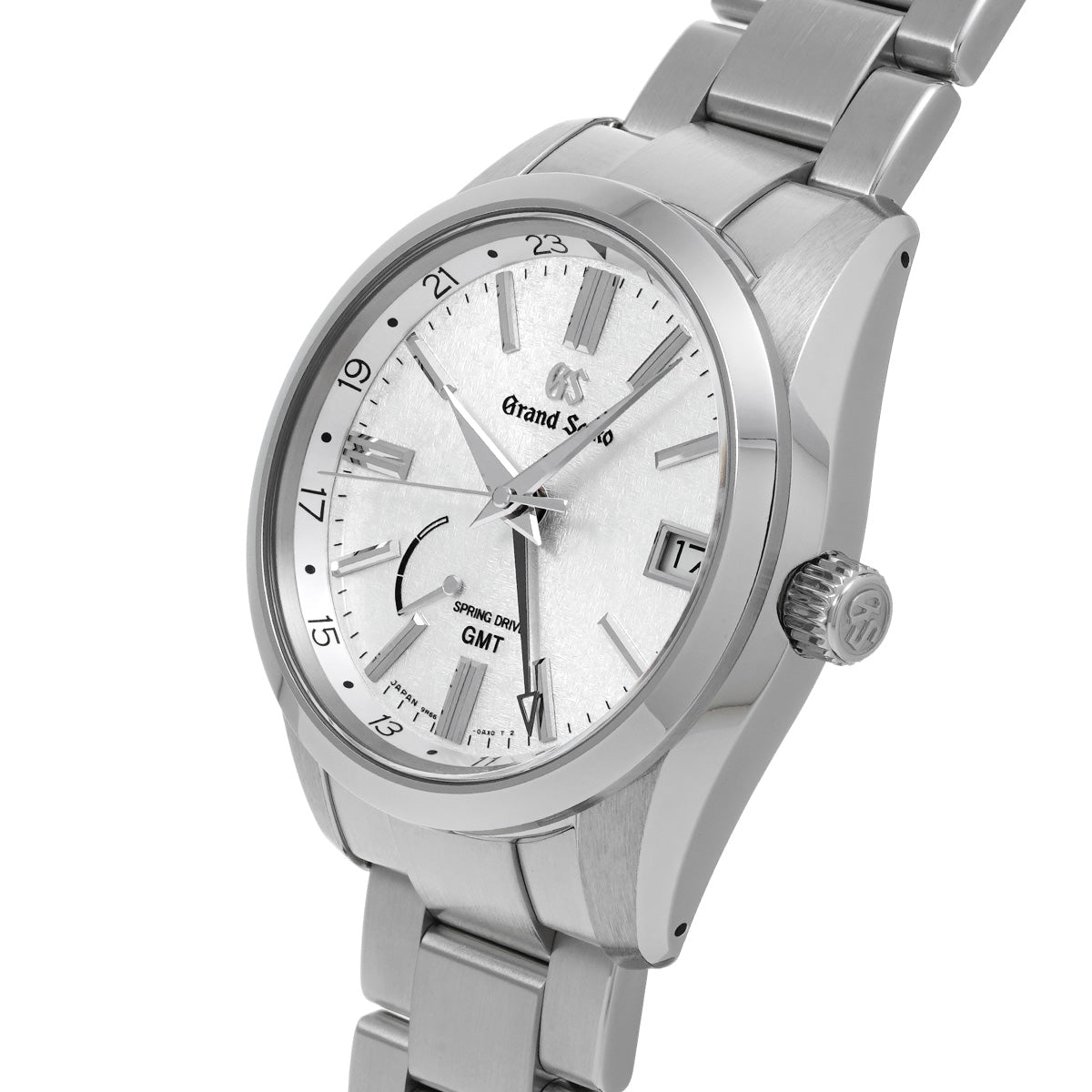 Spring Drive GMT SBGE279 Silver Grand Seiko Men's [Pre-Owned].