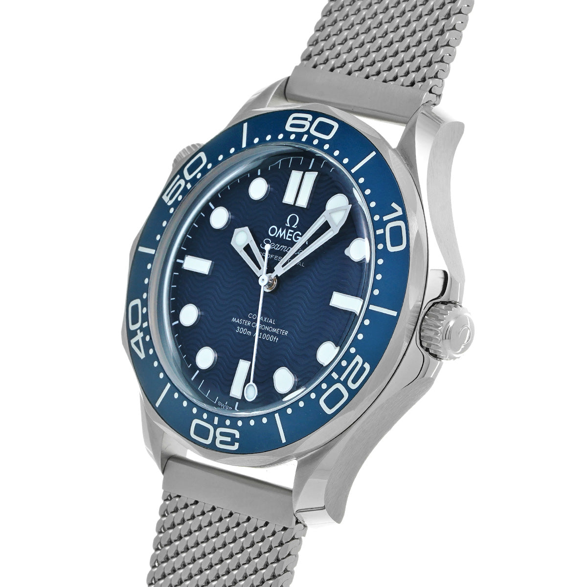 Seamaster Diver 300 Co-Axial Master Chronometer James Bond 60th 210.30.42.20.03.002 Blue OMEGA Mens [Pre-Owned].