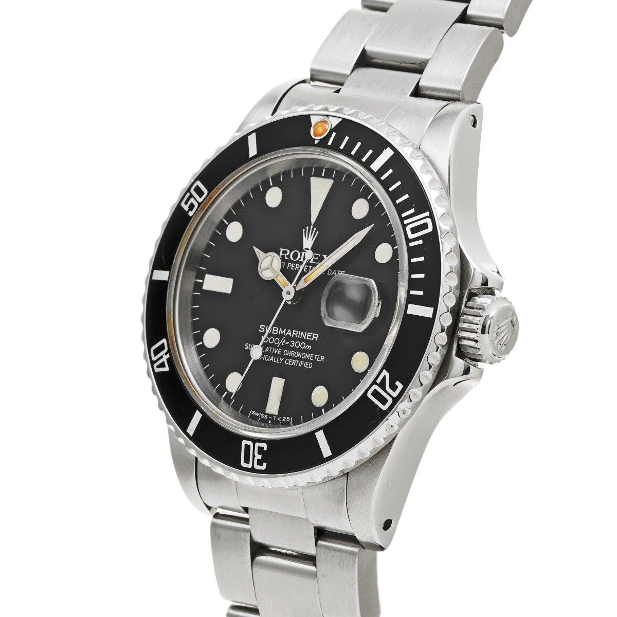 Submariner Date 16800 71s (manufactured circa 1981) Black ROLEX Men's [Pre-Owned].