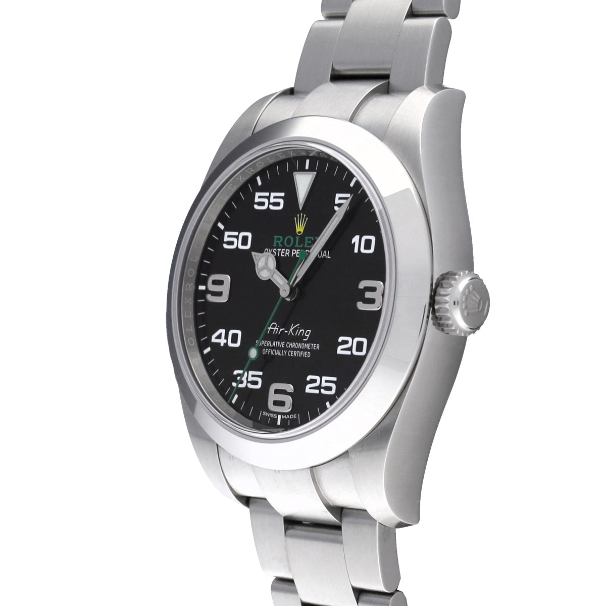 AIRKING 116900 Random Serial Black ROLEX Men's [Pre-owned].