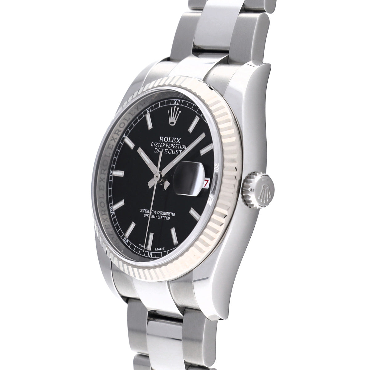 DATE JUST 116234 Random Serial Black ROLEX Men's [Pre-owned].
