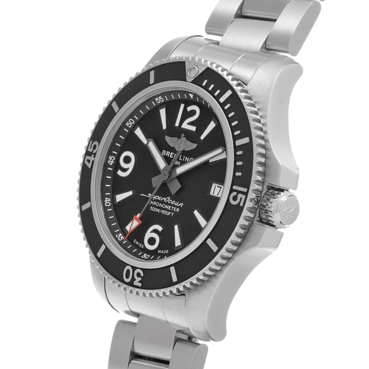 Super Ocean Automatic 42 A17366021B1A1 Black BREITLING Men's [Pre-Owned].