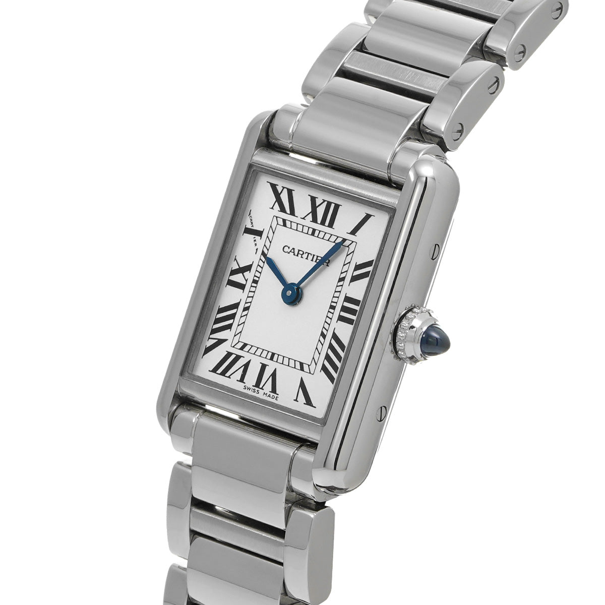 Tank Must SM WSTA0051 Silver CARTIER Ladies [Pre-owned]