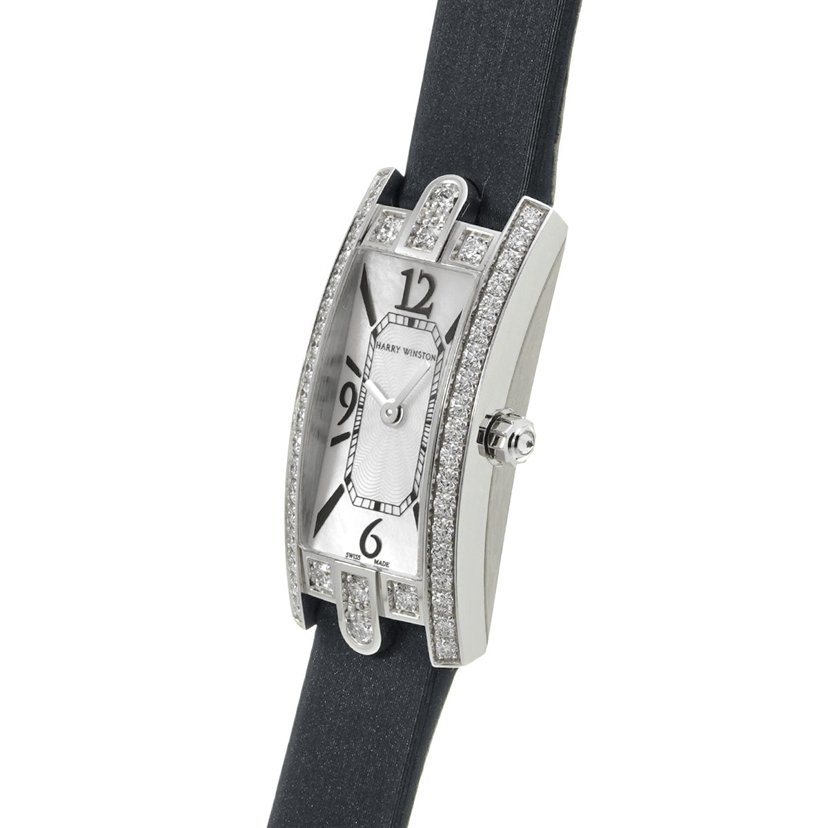 Avenue C Mini AVCQHM16WW024 Silver/Diamond HARRY WINSTON Ladies [Pre-Owned].