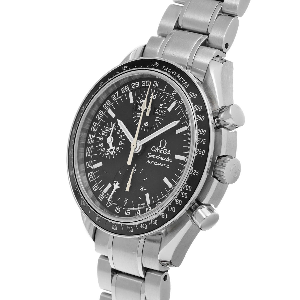 Speedmaster Triple Calendar 3220.50 Black OMEGA Men's [Pre-Owned].