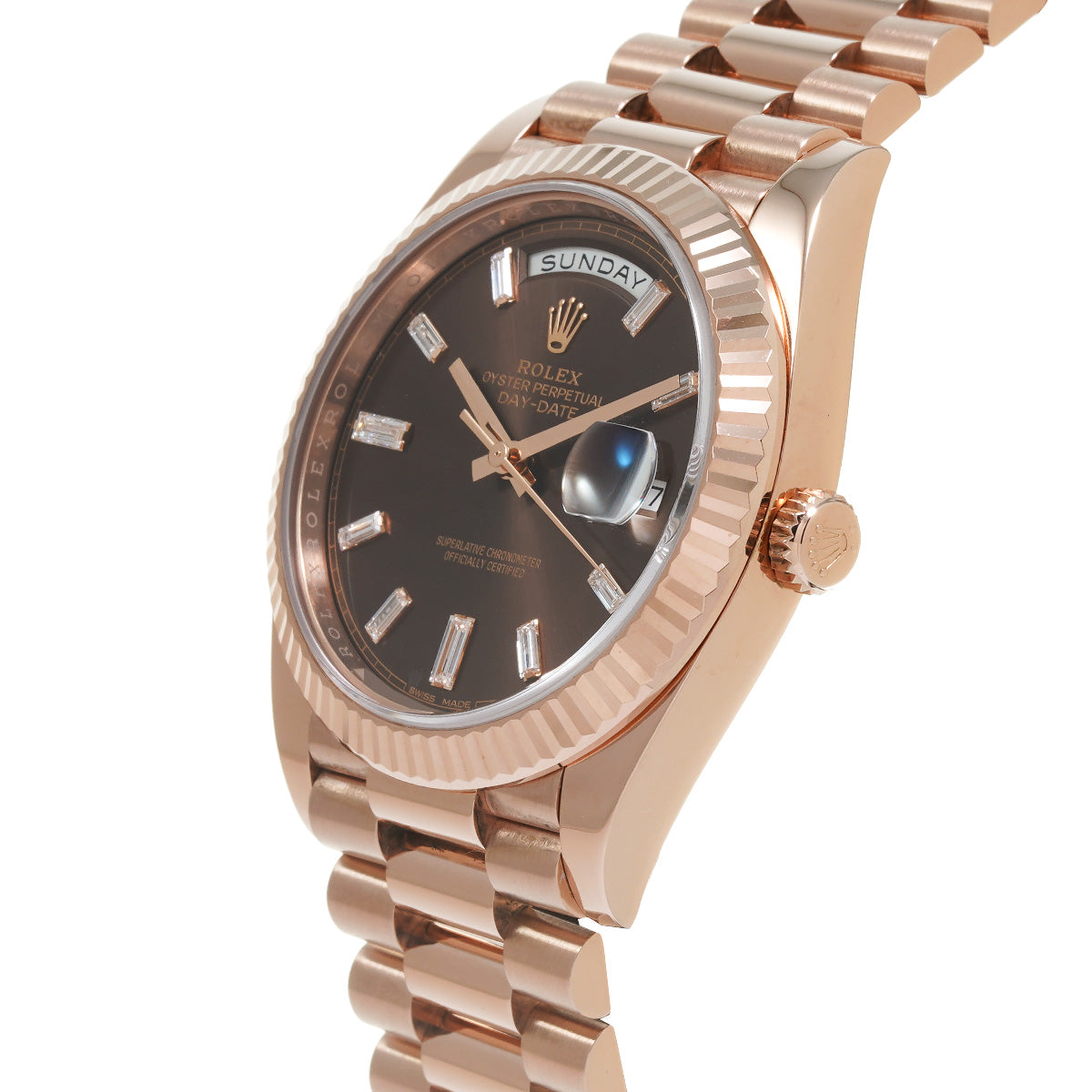 Day Date 40 228235A Random Serial Chocolate Brown ROLEX Men's [Pre-Owned].