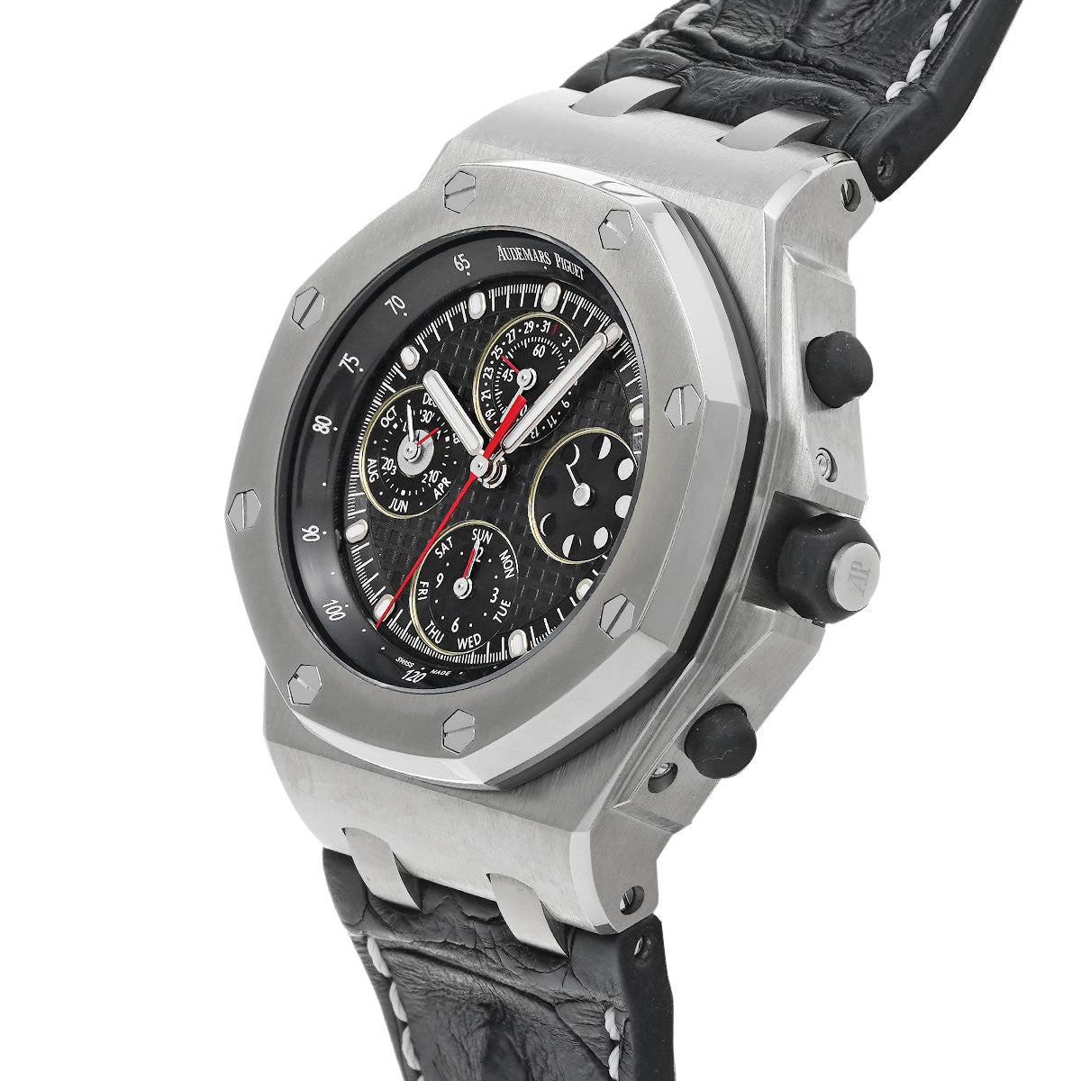 Royal Oak Offshore Chronograph Perpetual Calendar 26209TI.OO.D101CR.01 Black AUDEMARS PIGUET Men's [Pre-Owned].