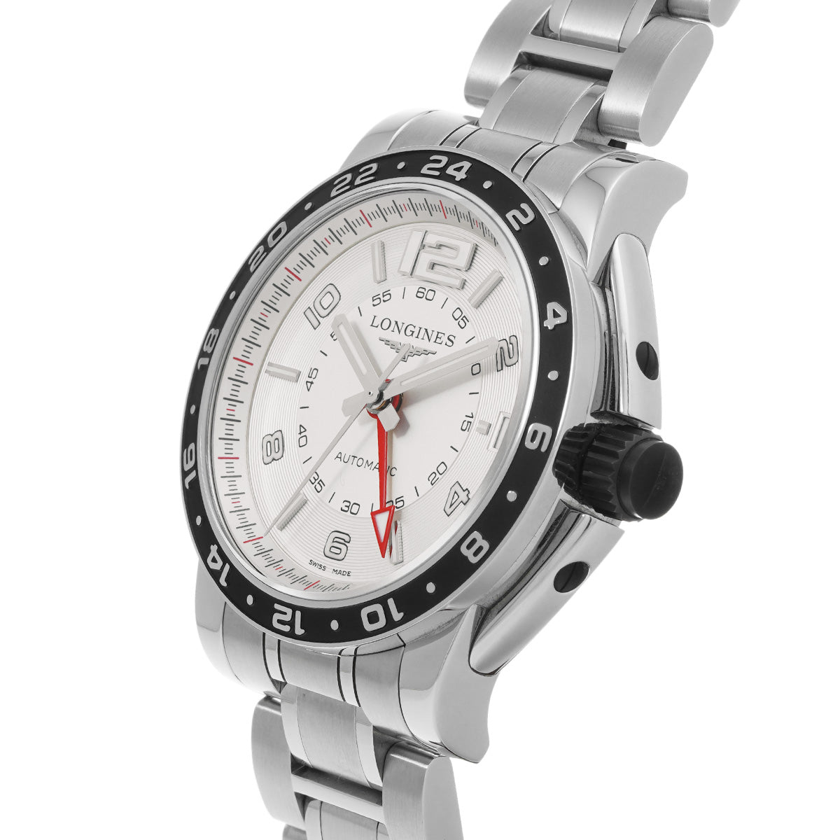 Sport Admiral GMT L3.668.4.76.6 Silver LONGINES Men's [Pre-Owned].