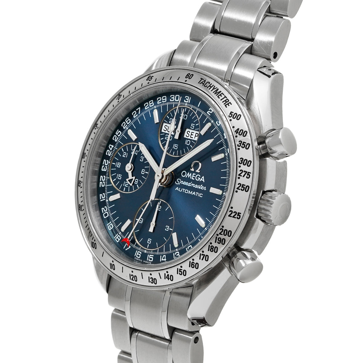 Speedmaster Triple Calendar 3523.80 Blue OMEGA Men's [Pre-Owned].