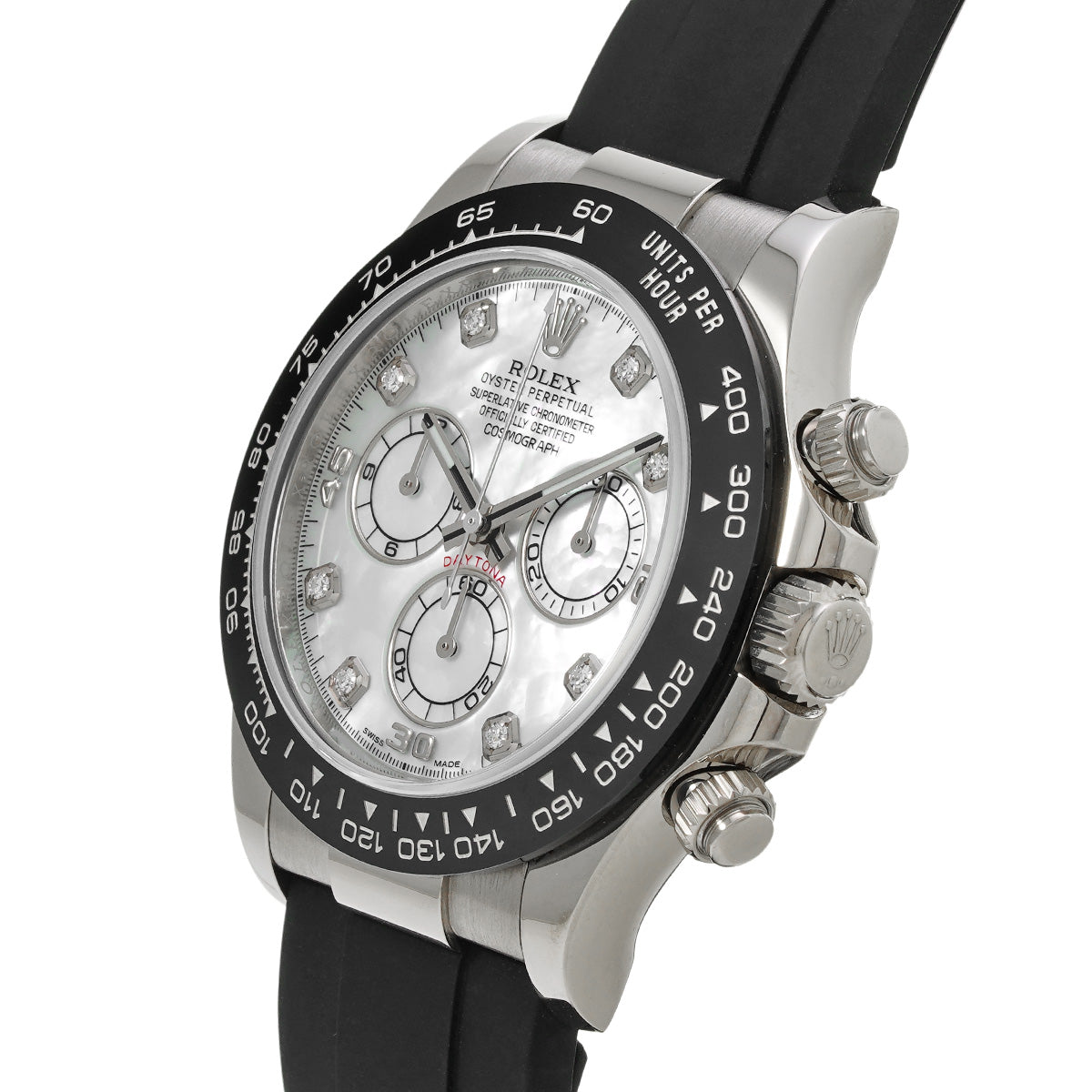 Cosmograph Daytona 116519LNNG Random Serial White MOP/Diamond ROLEX Men's [Pre-Owned].