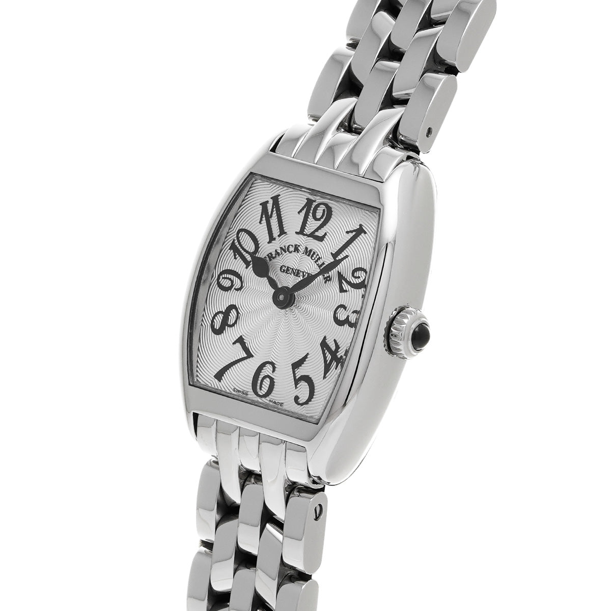 Tonneau Curvex Intermedié 2252QZ AC Silver FRANCK MULLER Ladies [Pre-owned]