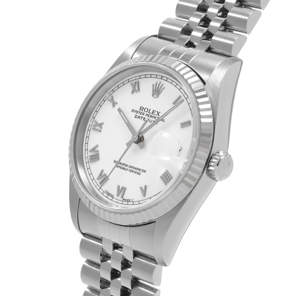 DATE JUST 16234 S (made around 1994) White ROLEX Men's [Pre-Owned].