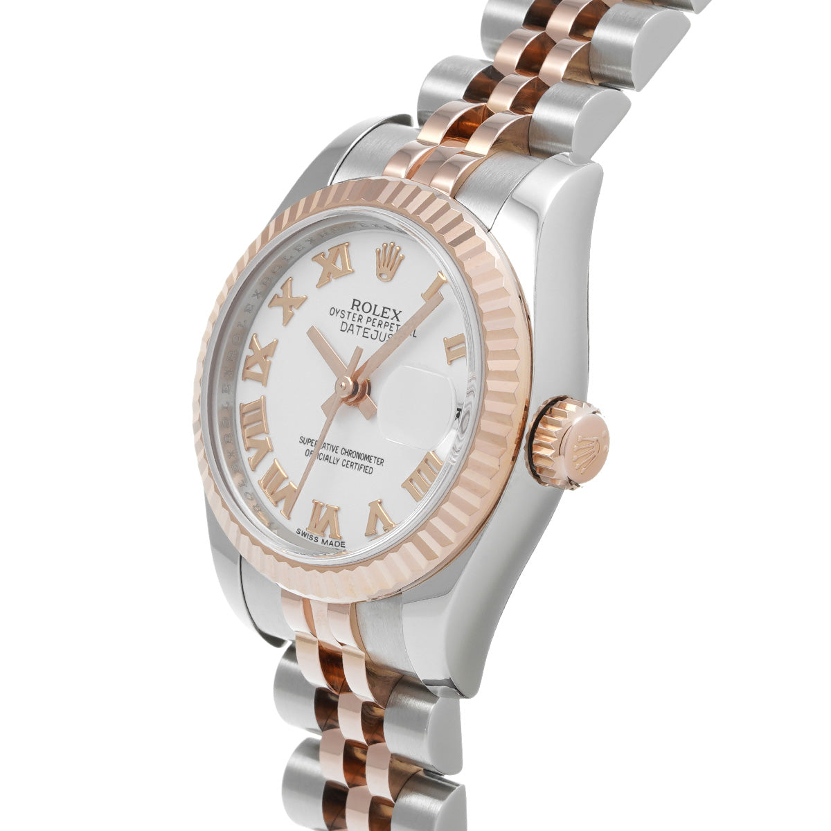 DATE JUST 179171 Random Serial White ROLEX Ladies [Pre-owned].