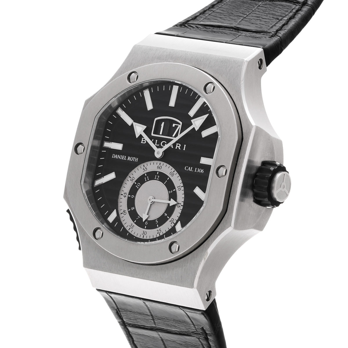 DANIEL ROTH Chronosprint BRE56BSLDCH Black BVLGARI Men's [Pre-Owned].
