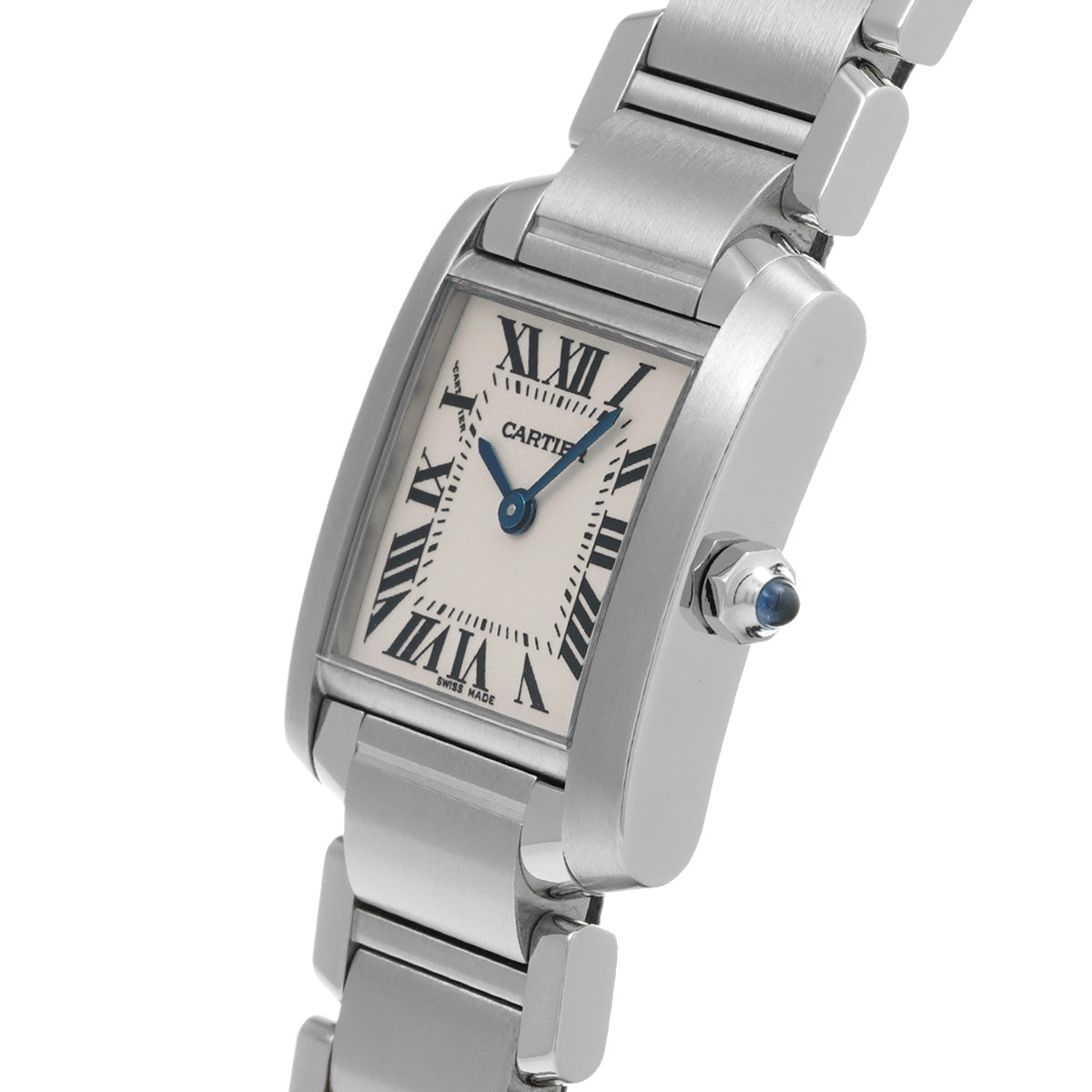 Tank Francaise SM W51008Q3 Silver CARTIER Ladies [Pre-owned]