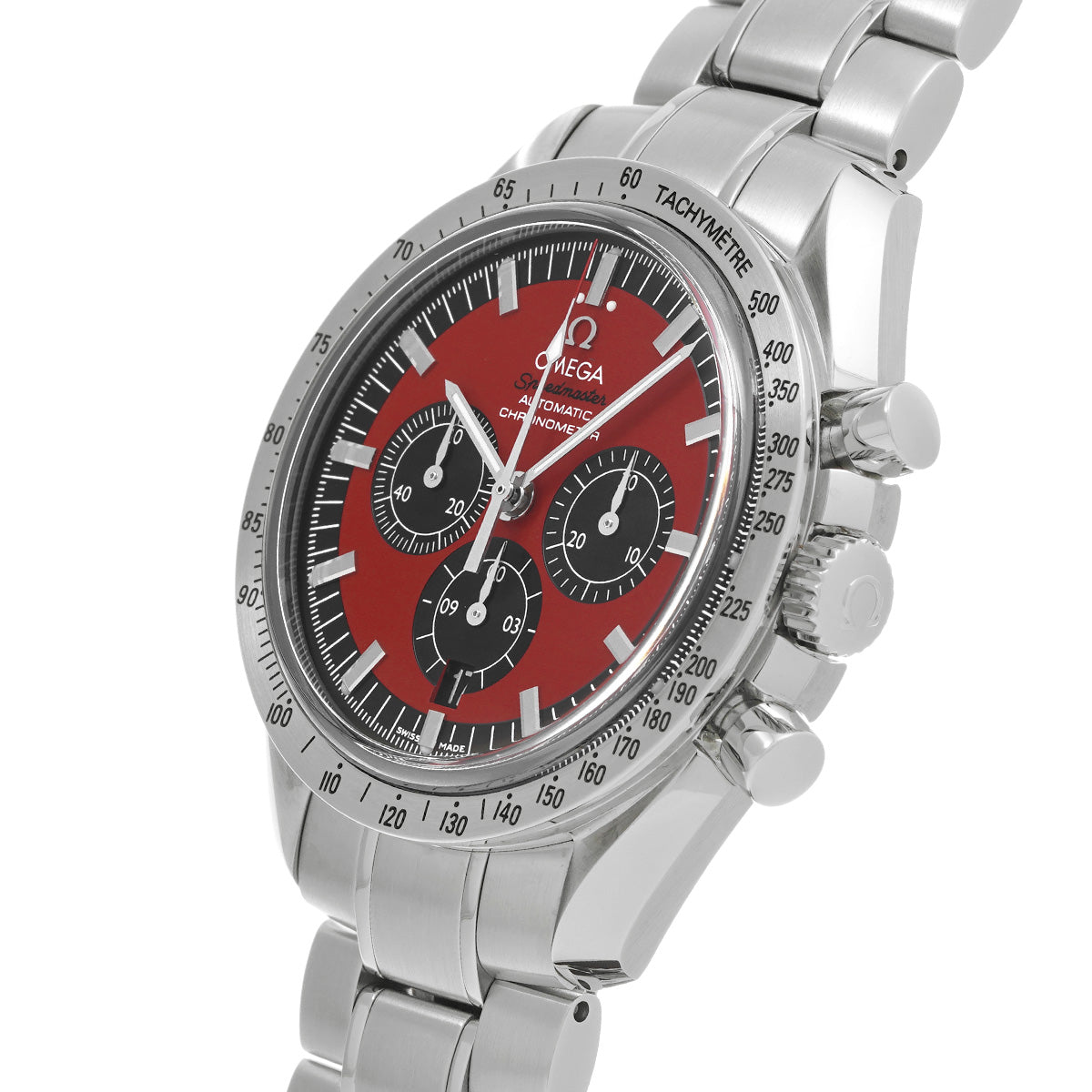Speedmaster Legend Michael Schumacher 2005 3506.61 Red/Black OMEGA Men's [Pre-Owned]