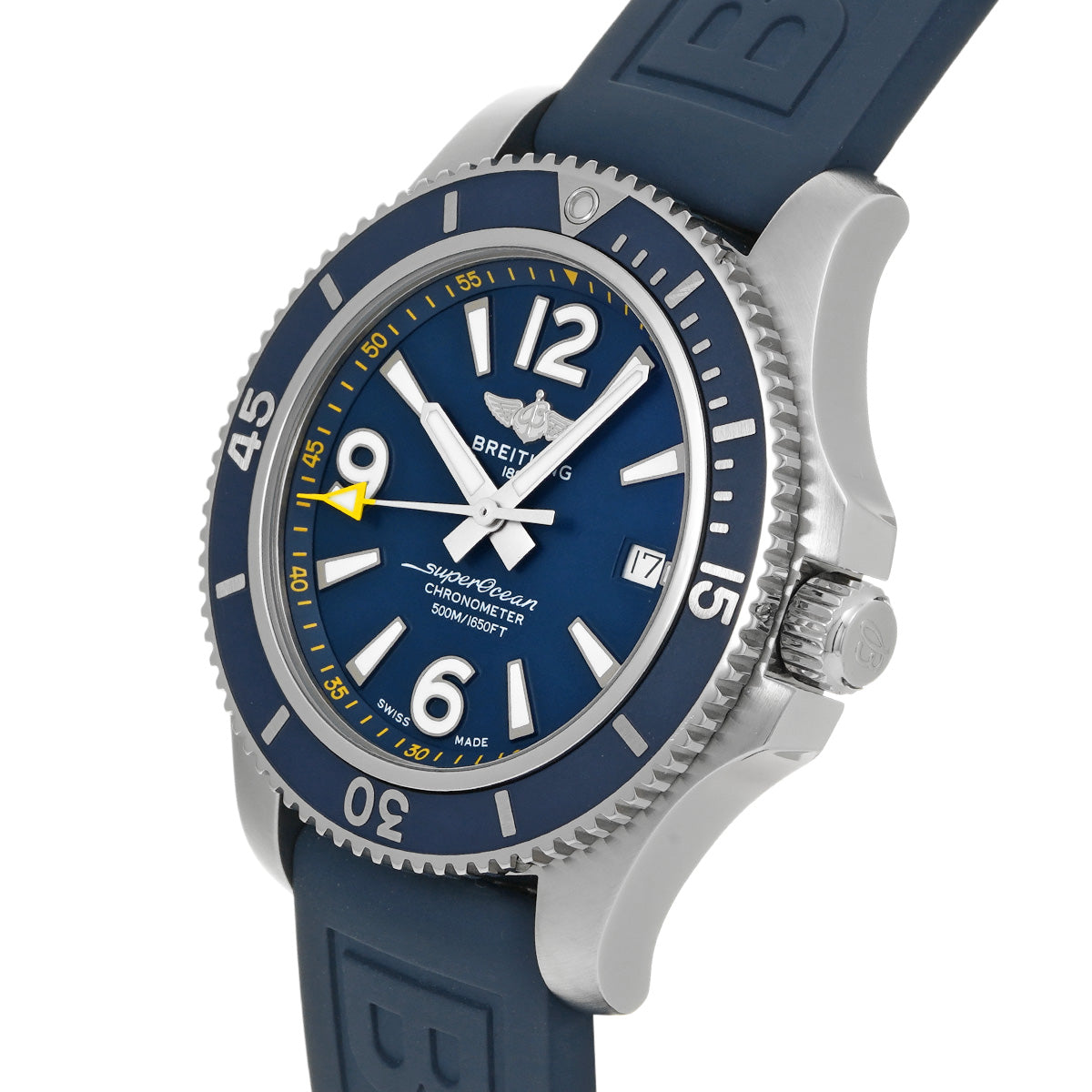 Super Ocean Automatic 42 Japan Edition A173661A1C1A1 Blue BREITLING Men's [Pre-Owned].