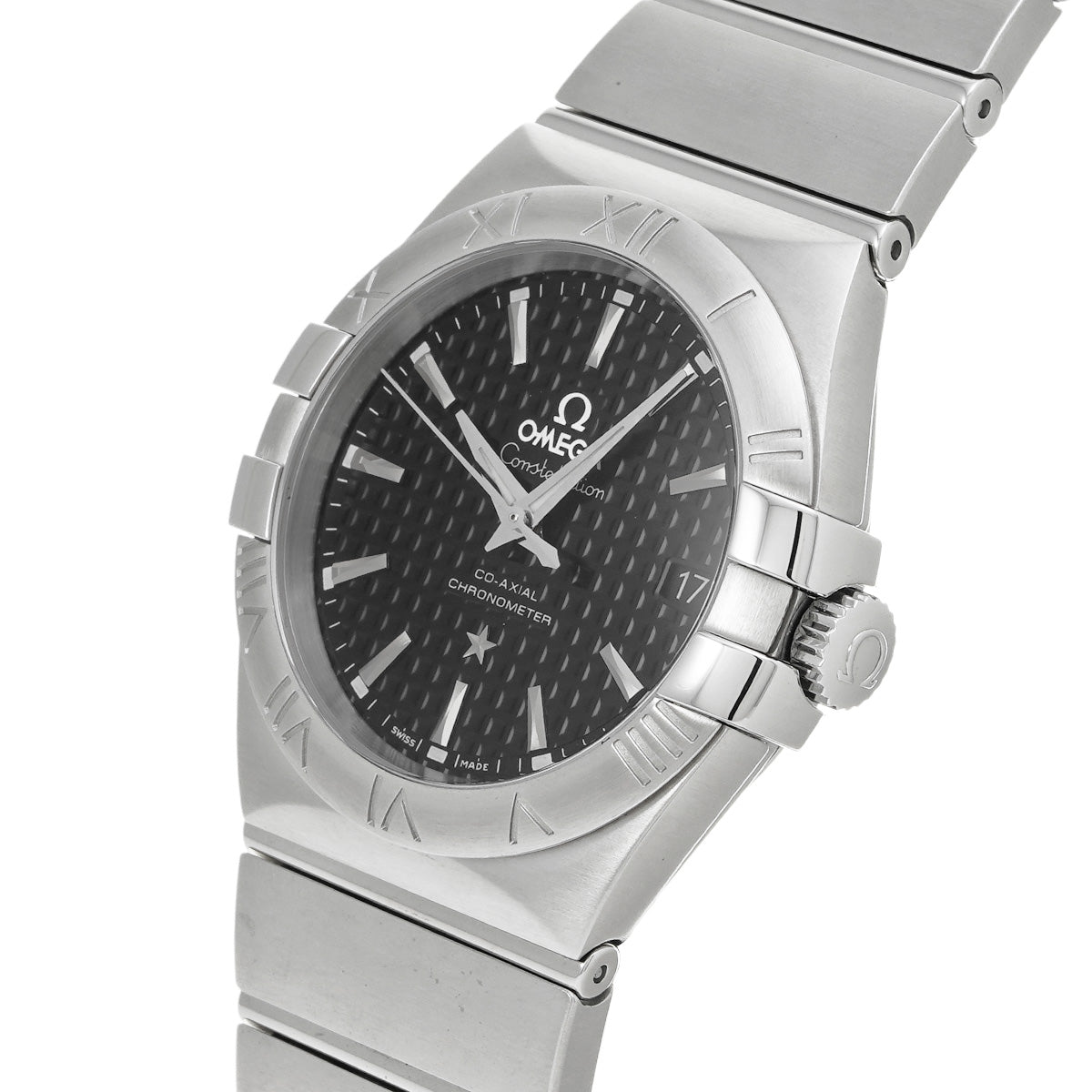 Constellation Co-Axial 123.10.35.20.01.002 Black OMEGA Men's [pre-owned].