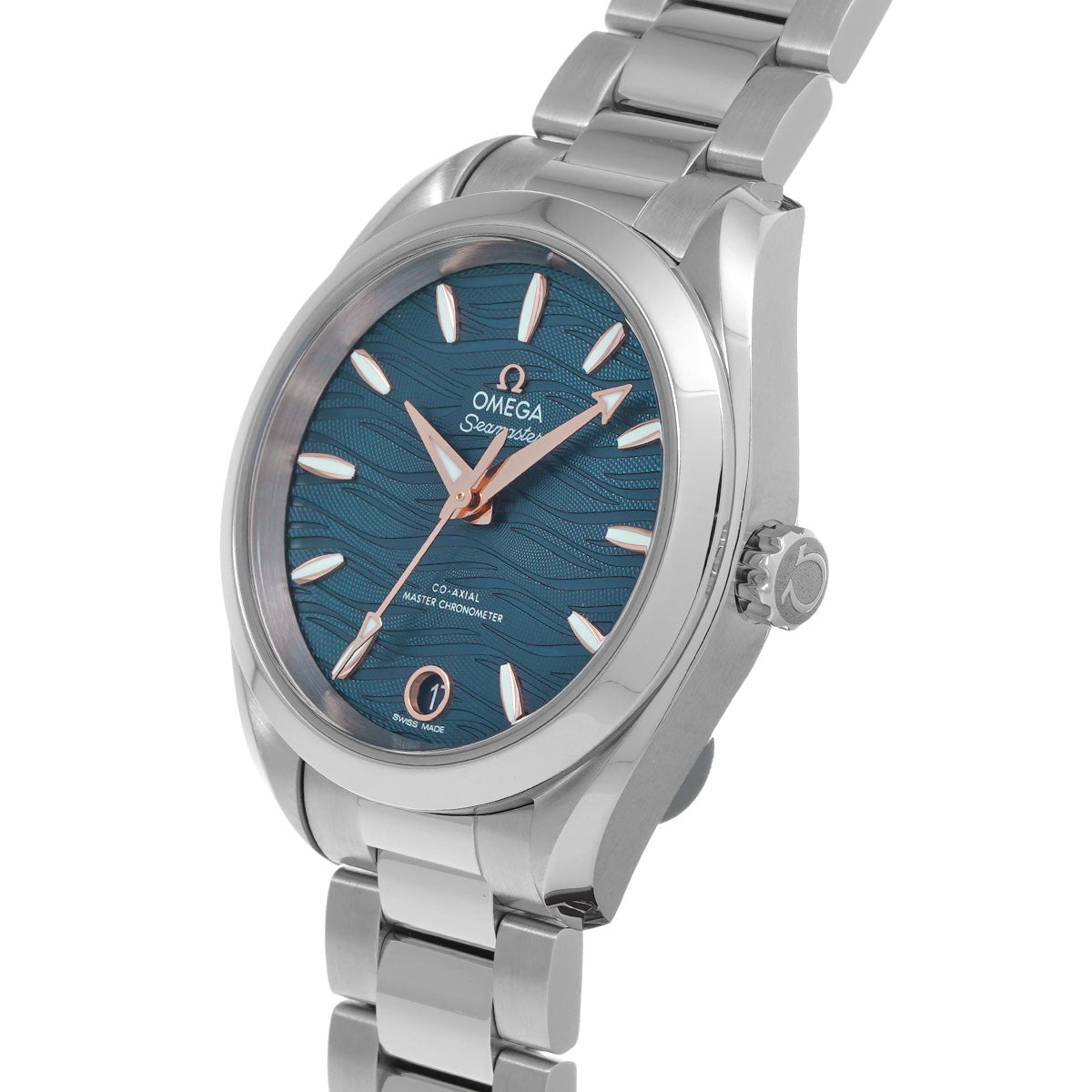 Seamaster Aqua Terra Co-Axial Master Chronometer 220.10.34.20.03.001 Blue OMEGA Ladies [New]