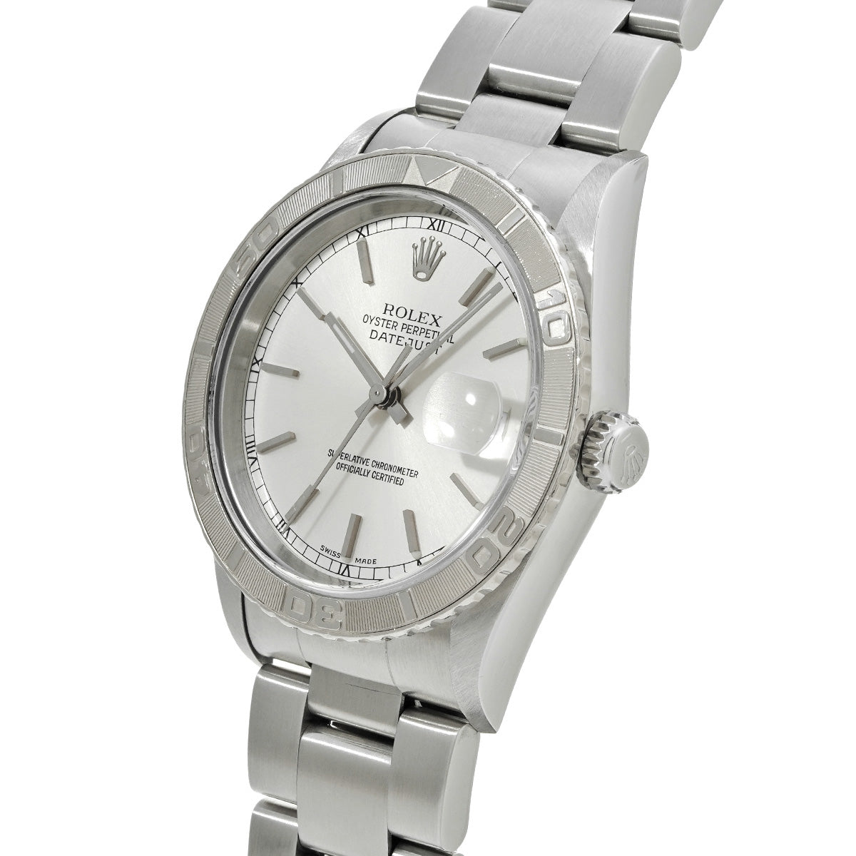 Datejust Thunderbird 16264 Y (made around 2002) Silver ROLEX Men's [Pre-owned].