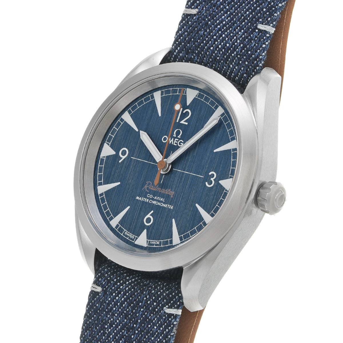 Seamaster Railmaster Co-Axial Master Chronometer 220.12.40.20.03.001 Blue OMEGA Men's [New]