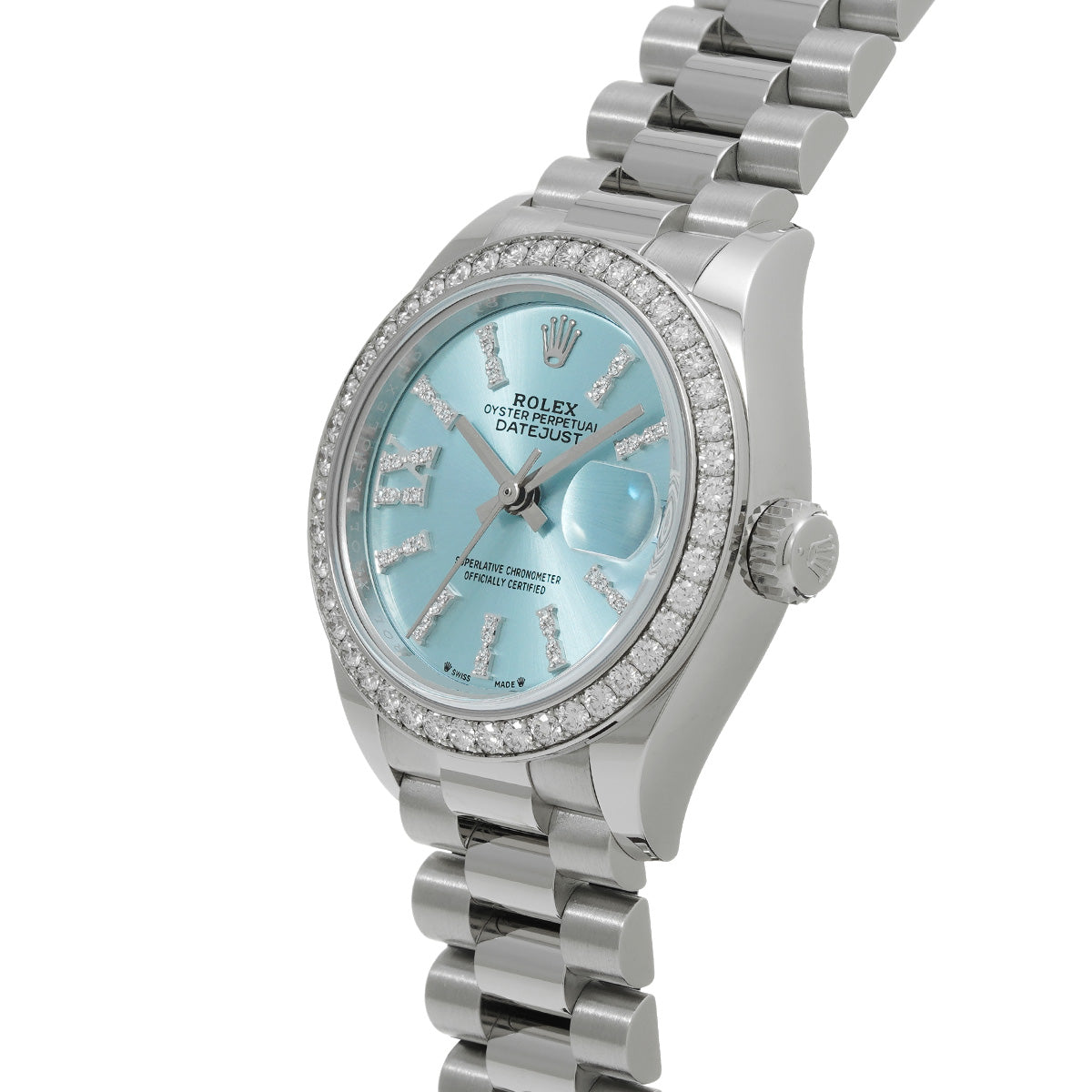 Lady Datejust 279136RBR Random Serial Ice Blue/Diamond ROLEX Ladies [Pre-Owned].