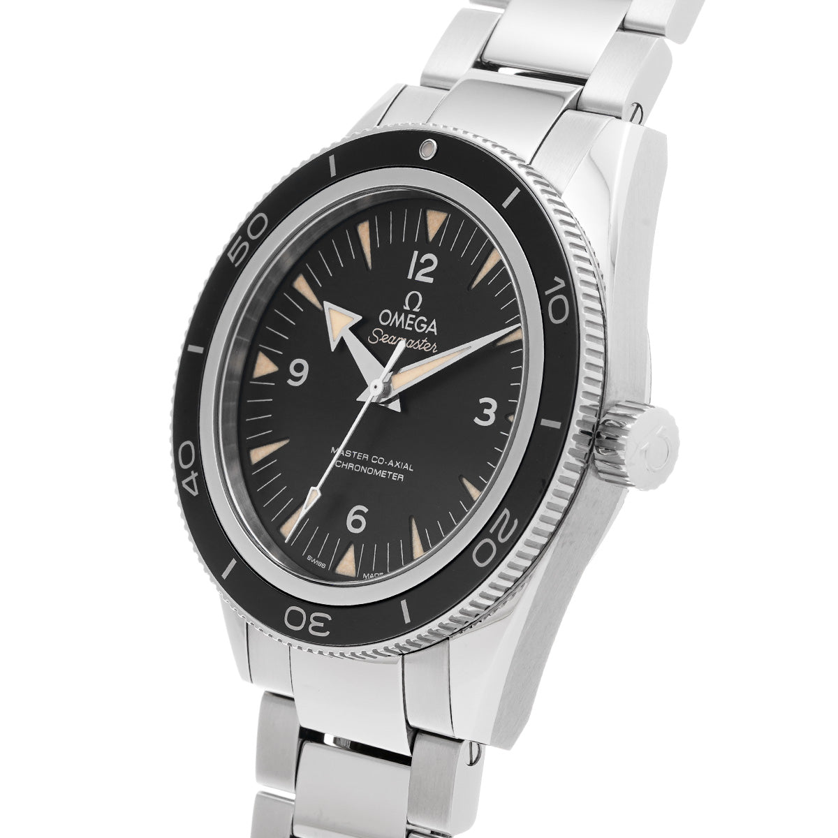 Seamaster 300 Master Co-Axial 233.30.41.21.01.001 Black OMEGA Men's [pre-owned].