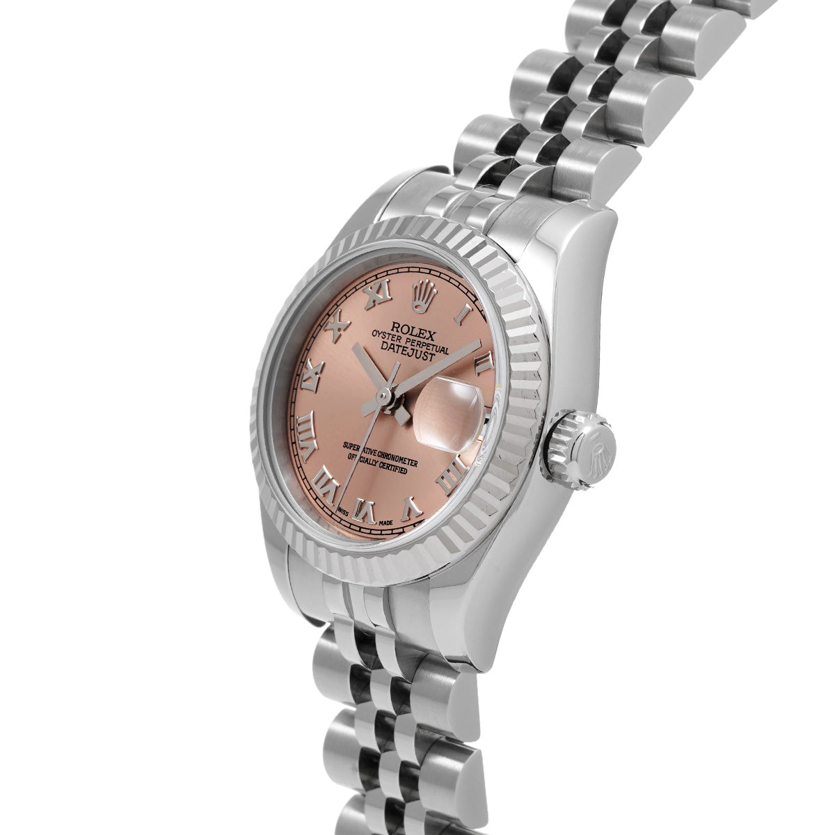 DATE JUST 179174 D (manufactured circa 2005) Pink ROLEX Ladies [Pre-Owned].