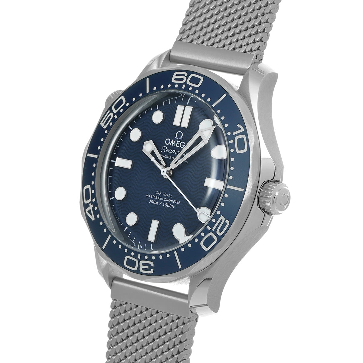 Seamaster Diver 300 Co-Axial Master Chronometer James Bond 60th 210.30.42.20.03.002 Blue OMEGA Mens [never used]