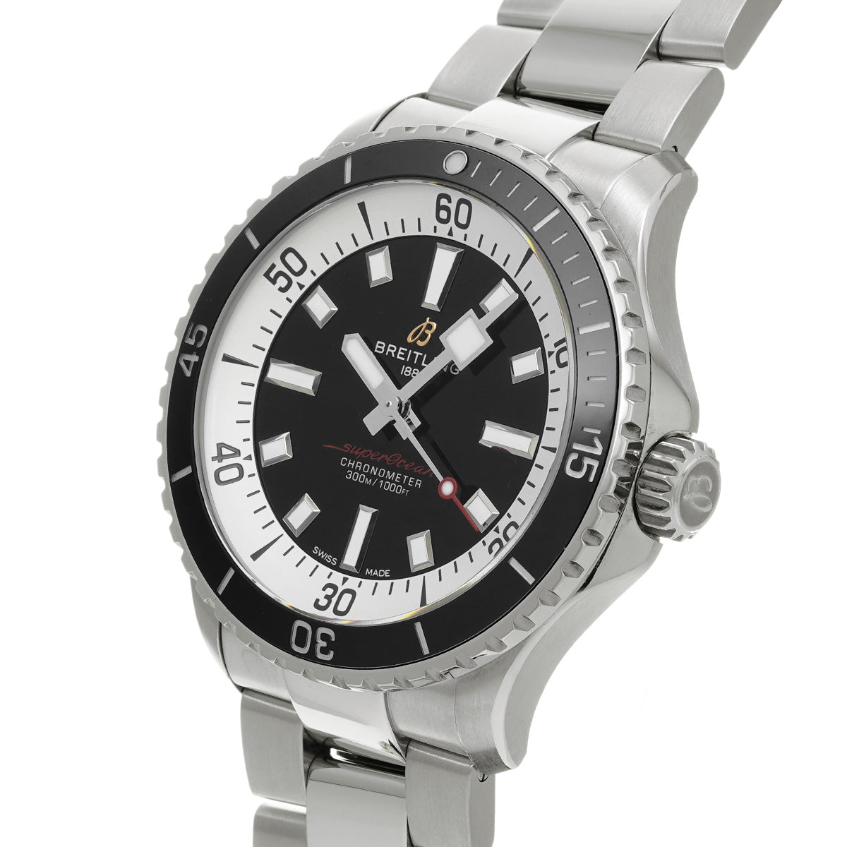 A17375211B1A1 Super Ocean Automatic 42 Black BREITLING Men's [Pre-Owned].