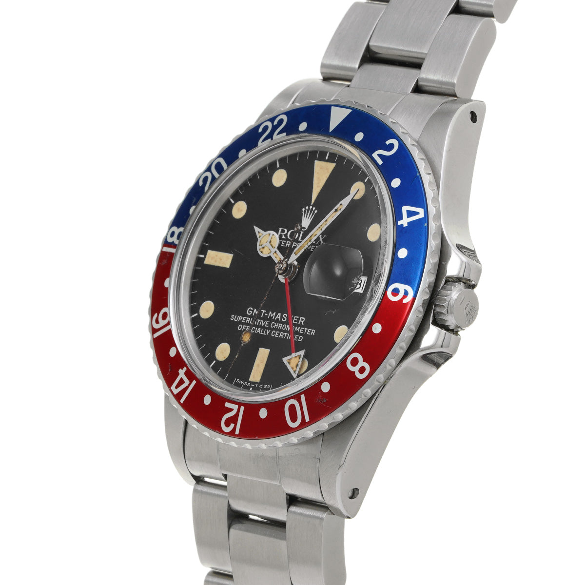 GMT Master 16750 71s (manufactured circa 1981) Black ROLEX Men's [Pre-Owned].