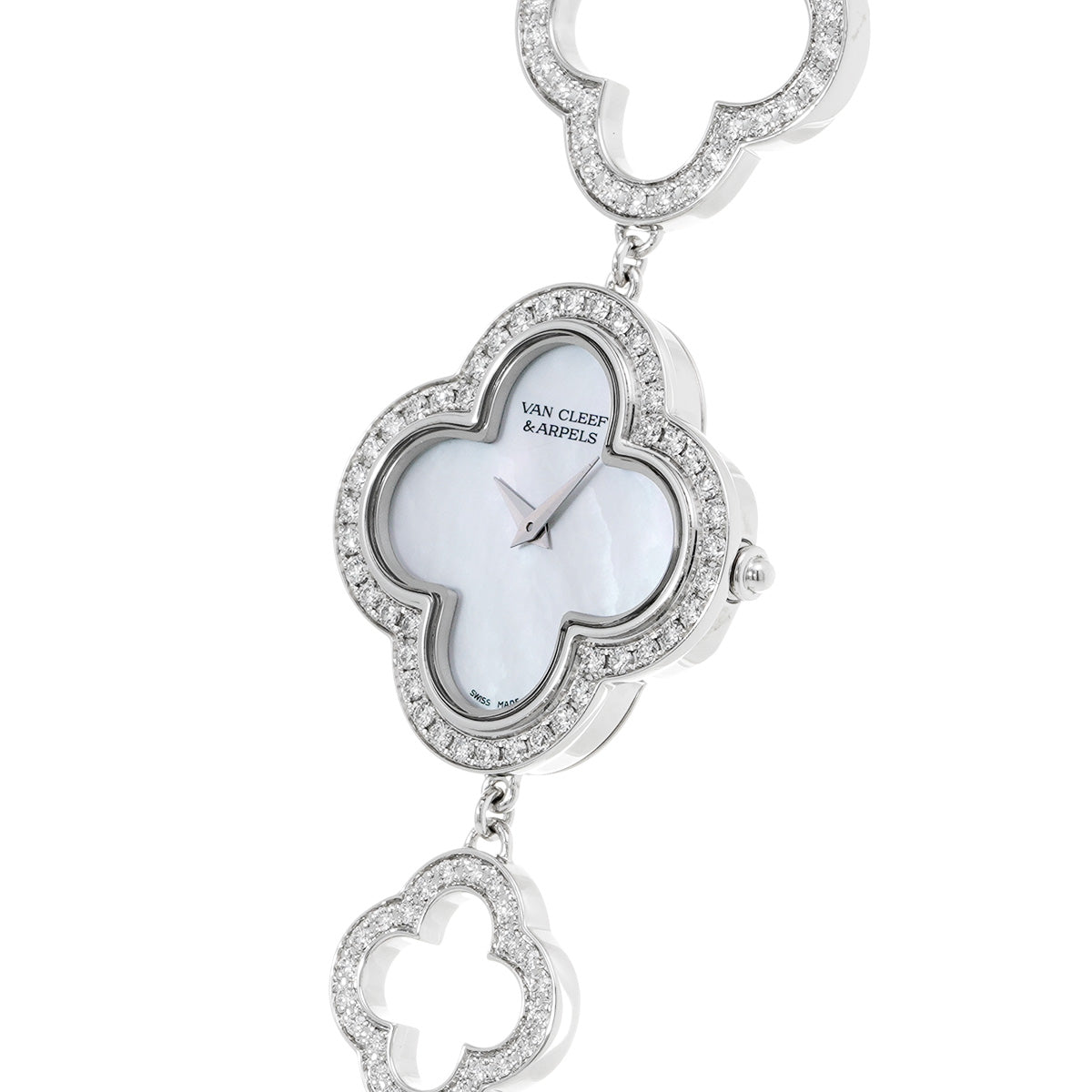 Alhambra Small Model VCARO8OF00 White MOP Van Cleef &amp; Arpels Ladies [Pre-owned]