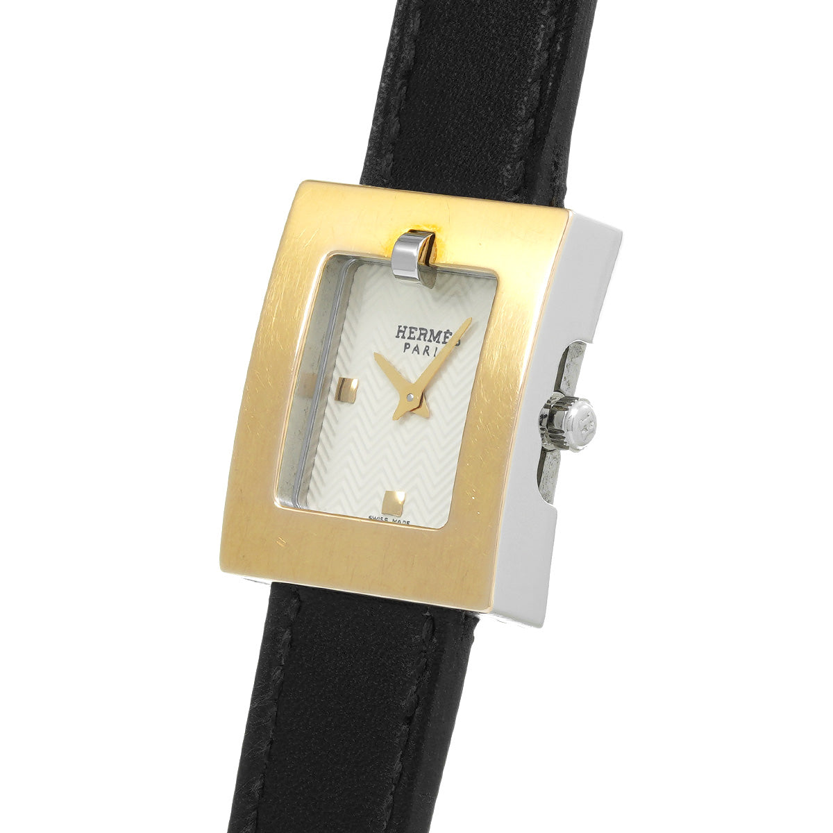 Belt watch BE1.120.470 Ivory HERMES Ladies [pre-owned].