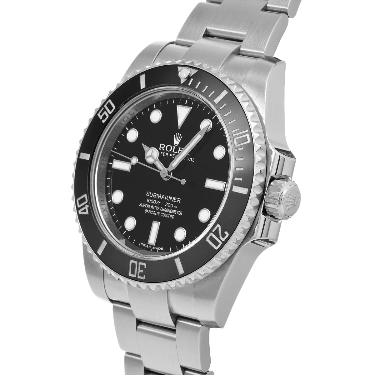 Submariner 114060 Random Serial Black ROLEX Men's [Pre-Owned].