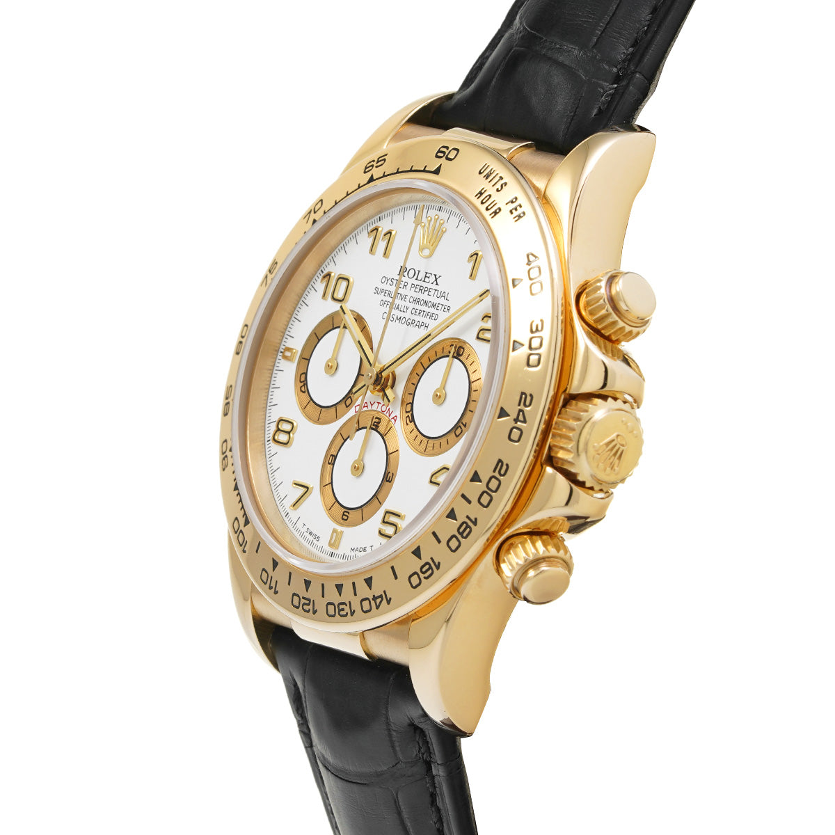 Cosmograph Daytona 16518 U (manufactured circa 1998) White ROLEX Men's [Pre-Owned].