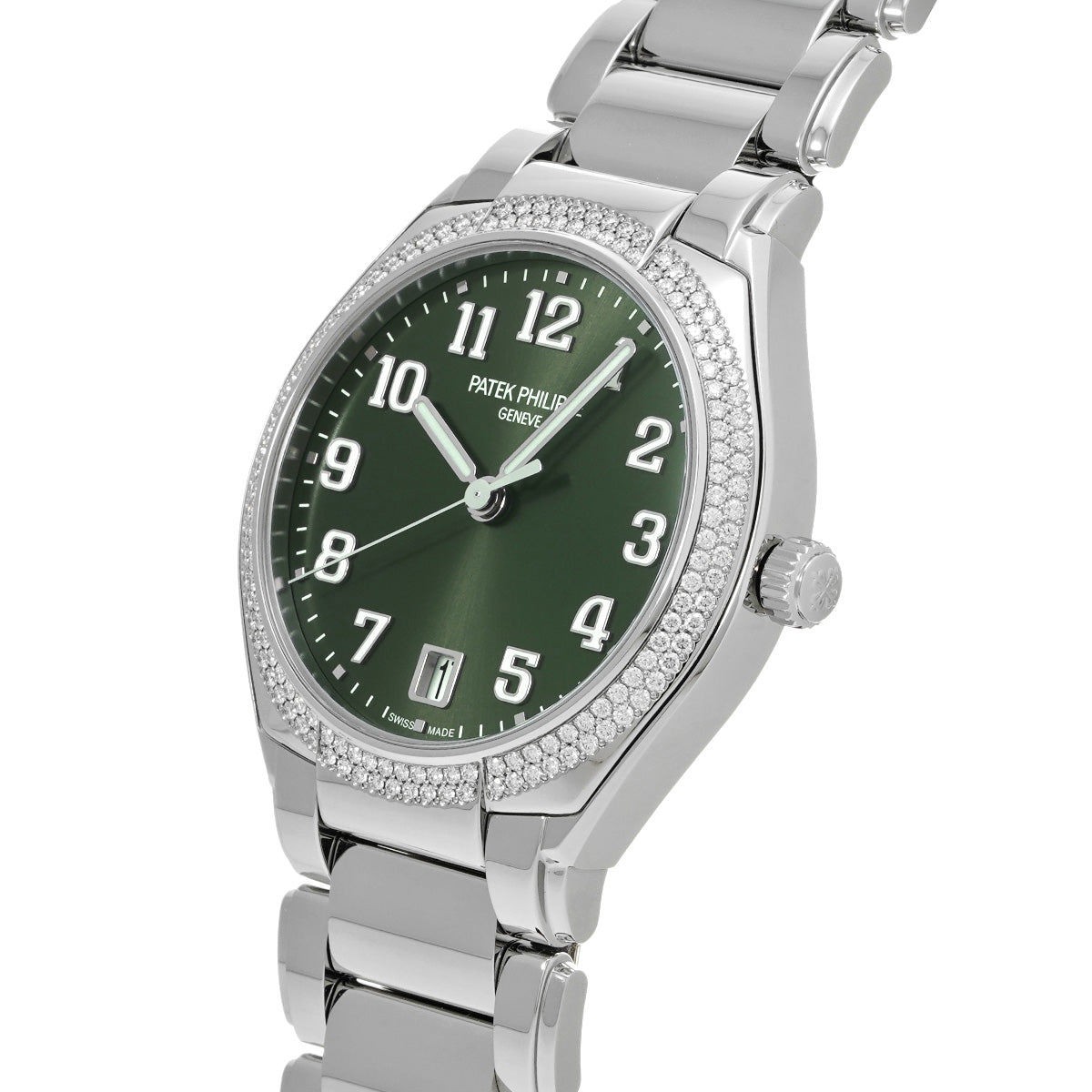 Twenty-4 7300/1200A-011 Olive Green Soleil PATEK PHILIPPE Ladies [Pre-Owned]