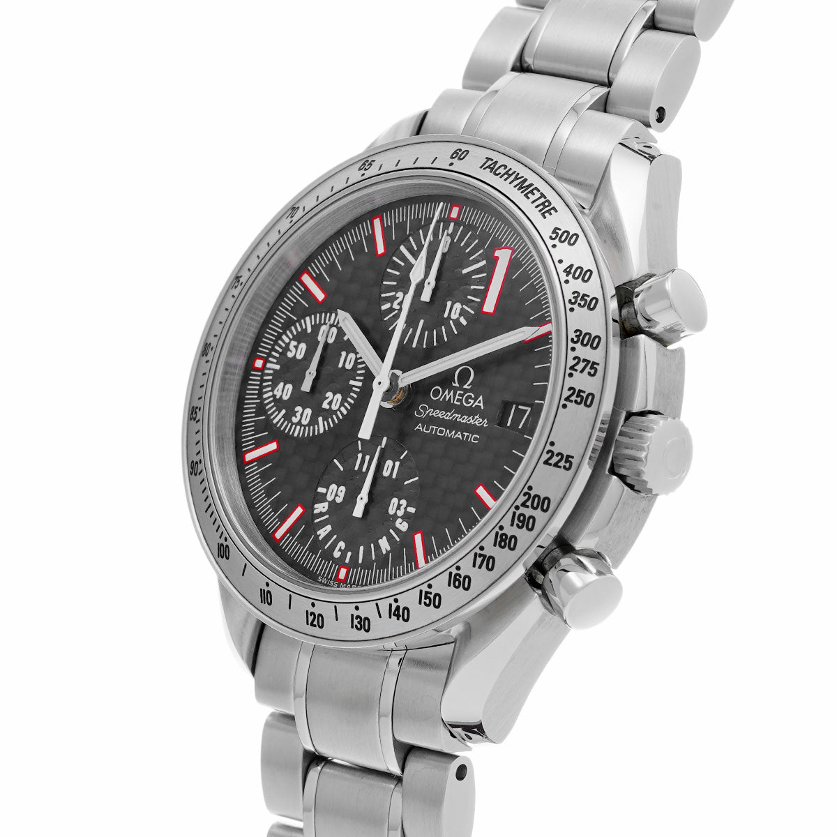 Speedmaster Racing Michael Schumacher 2001 3519.50 Black OMEGA Men's [Pre-Owned].