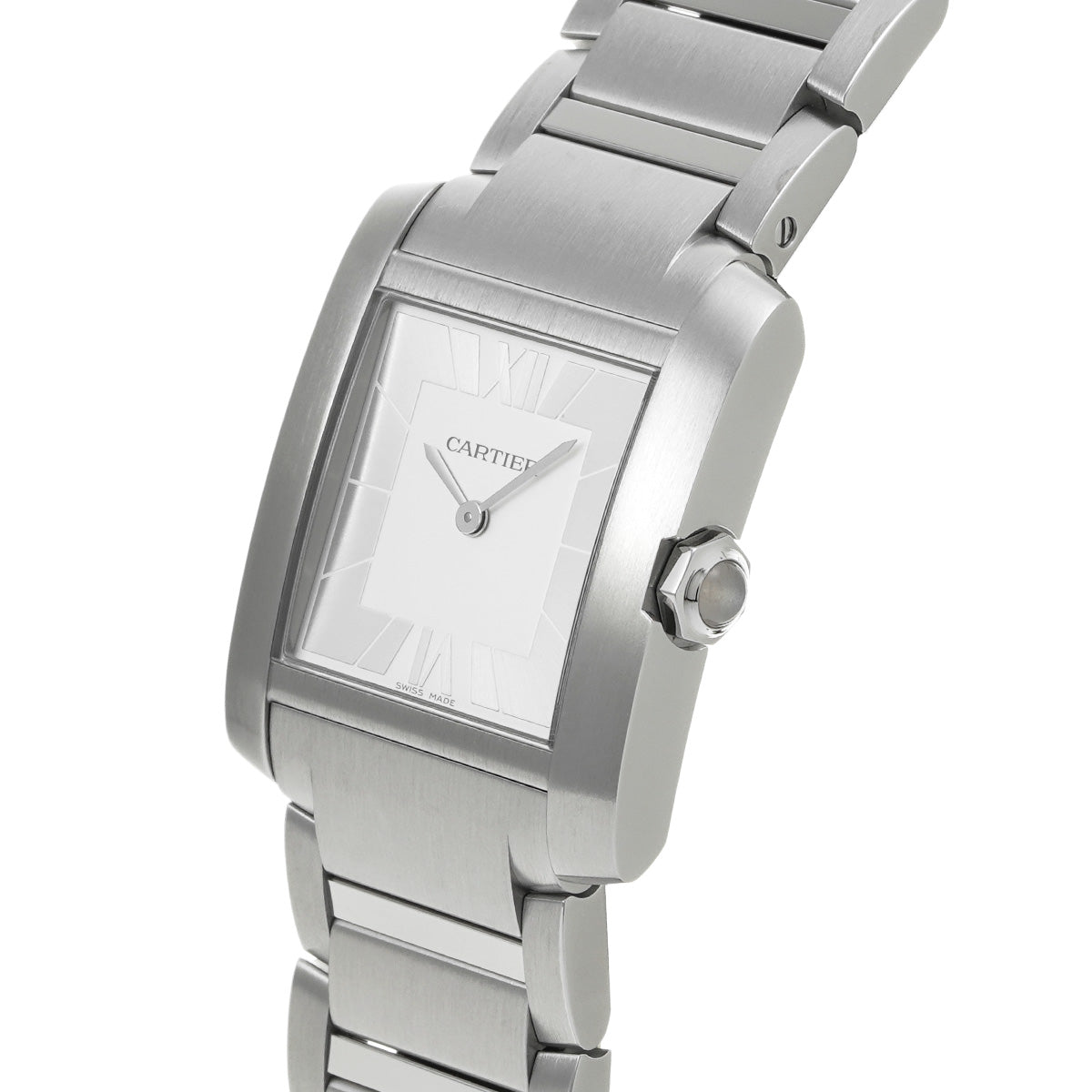 Tank Francaise Japan Limited Edition WSTA0086 Silver CARTIER Ladies [Pre-owned]