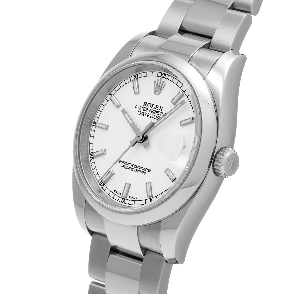 DATE JUST 116200 Random Serial White ROLEX Men's [Pre-owned].