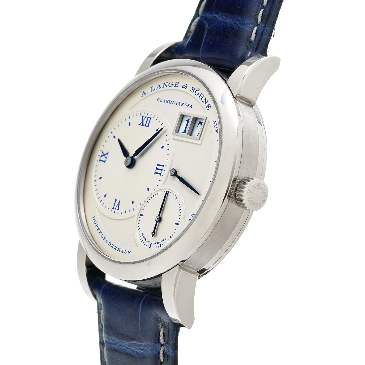 Lange 1 "25th Anniversary" 191.066 Silver A. Lange &amp; Sohne Men's [Pre-owned]