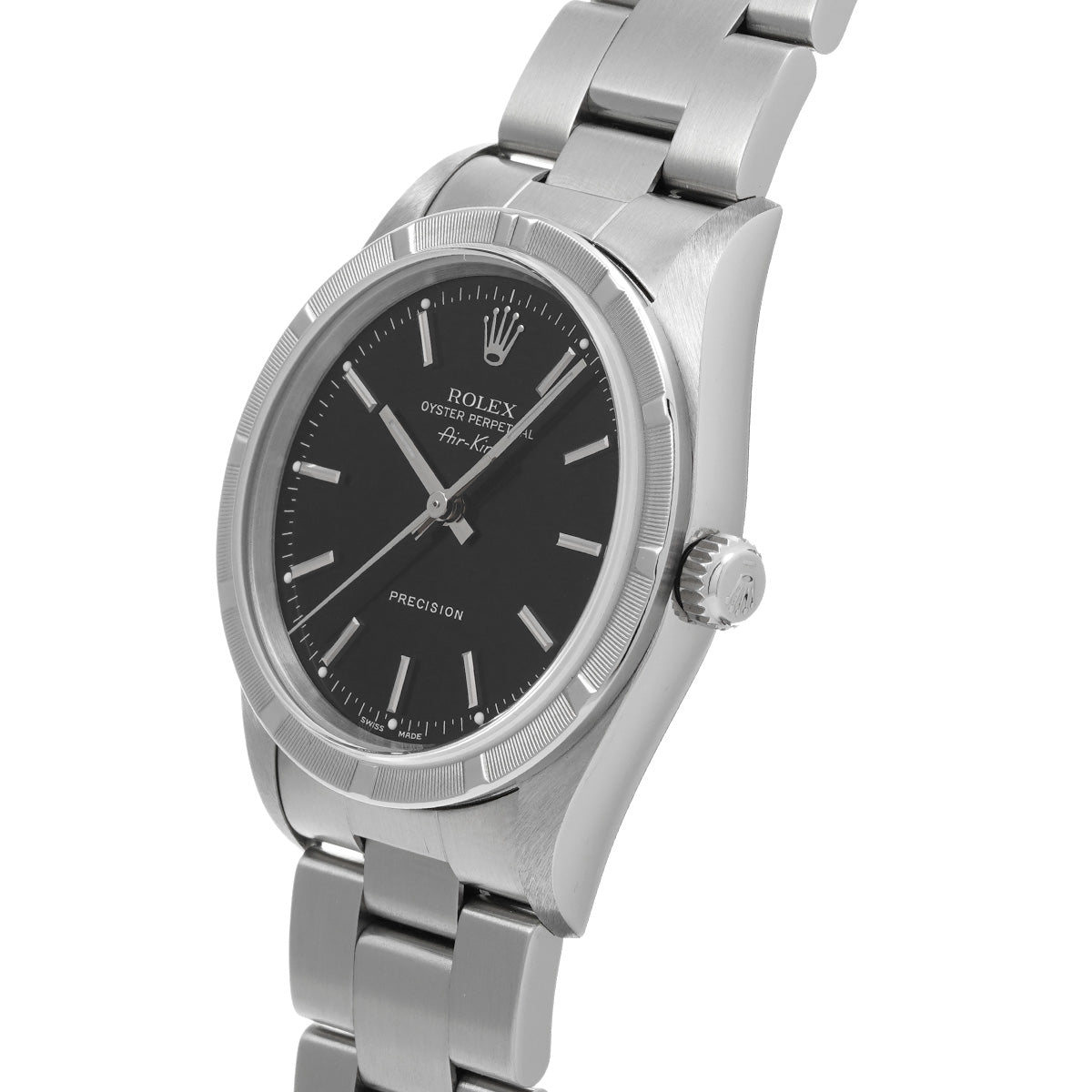 Air-King 14010M K (manufactured around 2001) Black ROLEX Men's [Pre-Owned].