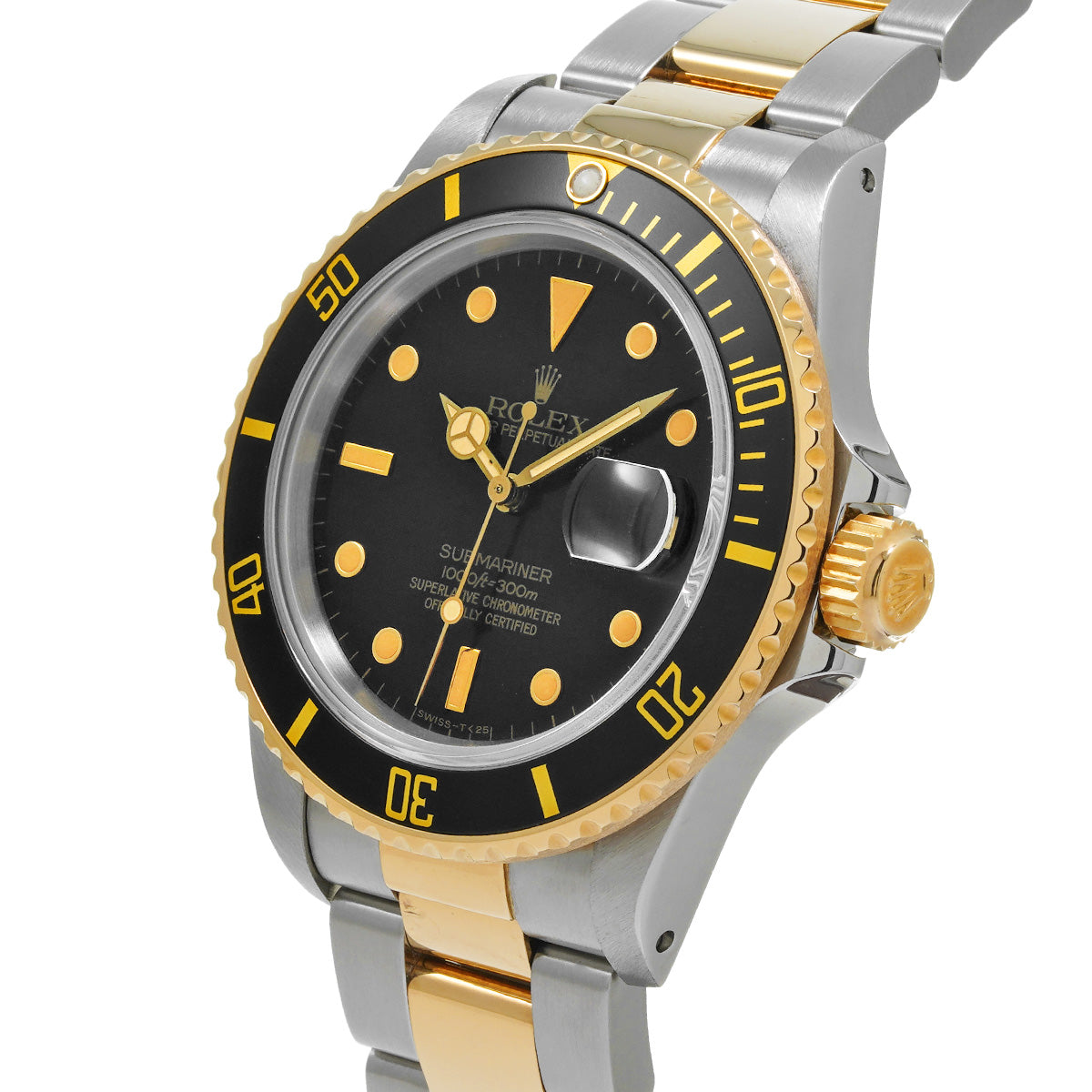 Submariner Date 16803 90s (manufactured circa 1985) Black ROLEX Men's [Pre-Owned].