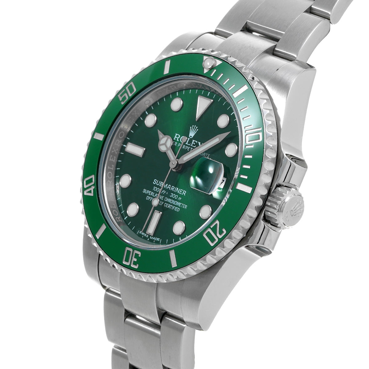 Submariner Date 116610LV Random Serial Green ROLEX Men's [Pre-Owned].