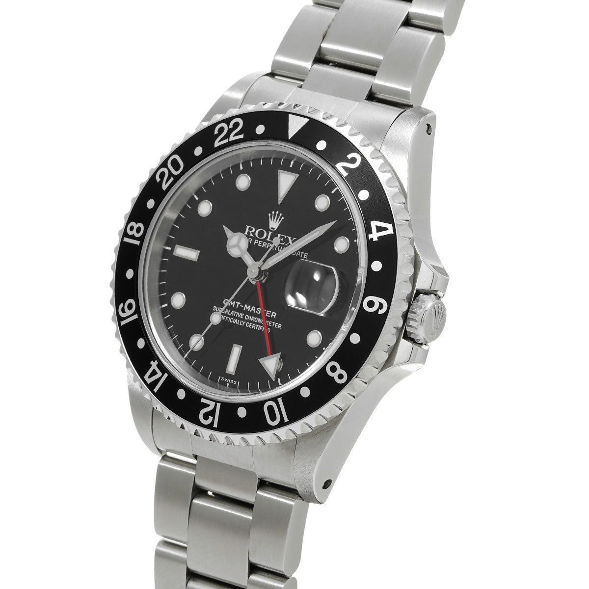GMT Master 16700 A (manufactured circa 1999) Black ROLEX Men's [Pre-Owned].