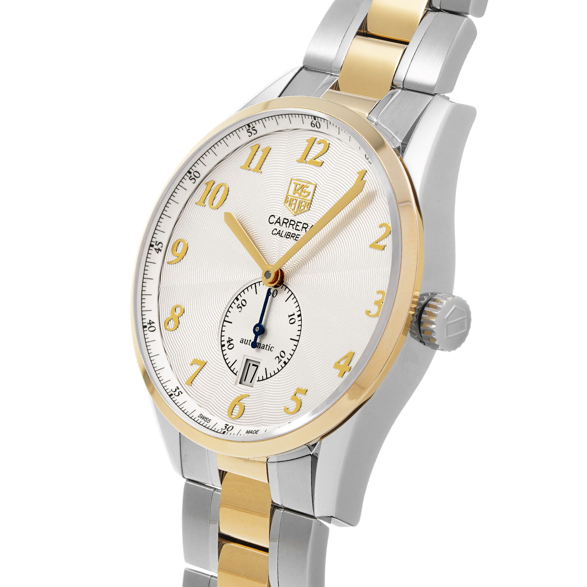 CARRERA Heritage Calibre 6 WAS2150.BD0733 Silver TAG HEUER Men's [Pre-Owned].