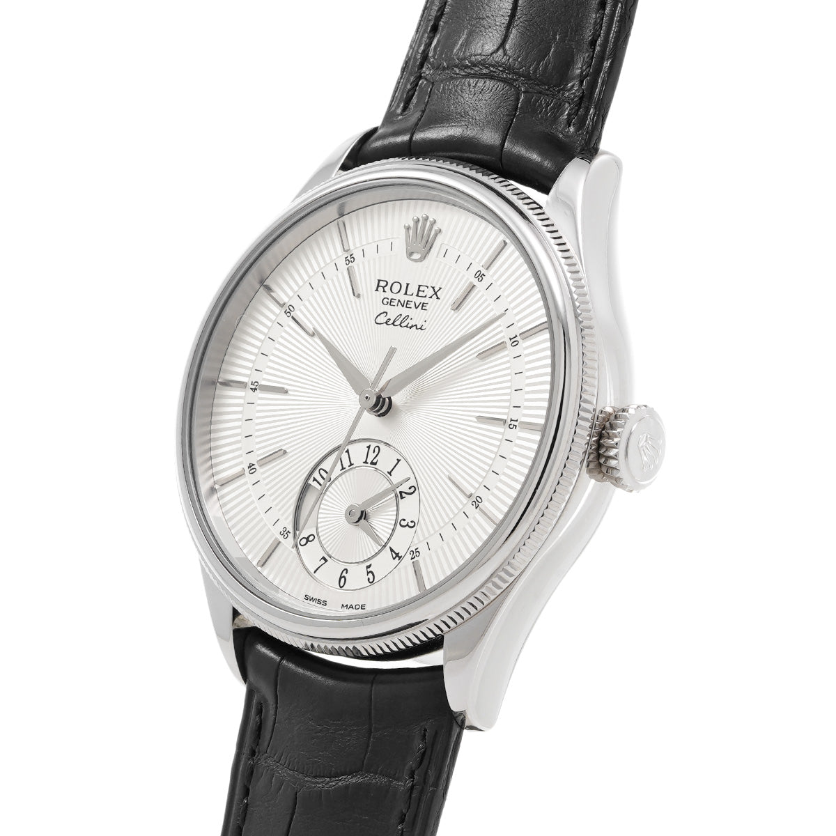 Cellini Dual Time 50529 Random Serial Silver ROLEX Men's [Pre-Owned].