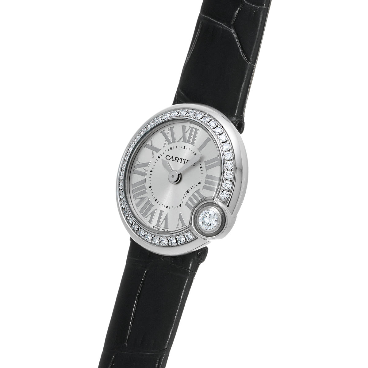 Ballon Blanc de Cartier W4BL0002 Silver CARTIER Ladies [Pre-owned].