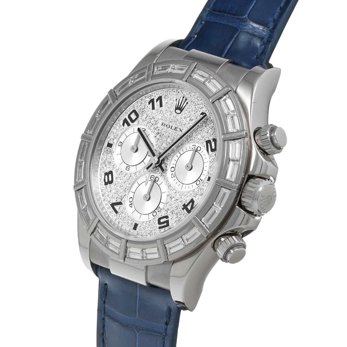 Cosmograph Daytona 116589BR K (manufactured circa 2001) Pav Diamond ROLEX Men's [Pre-Owned].