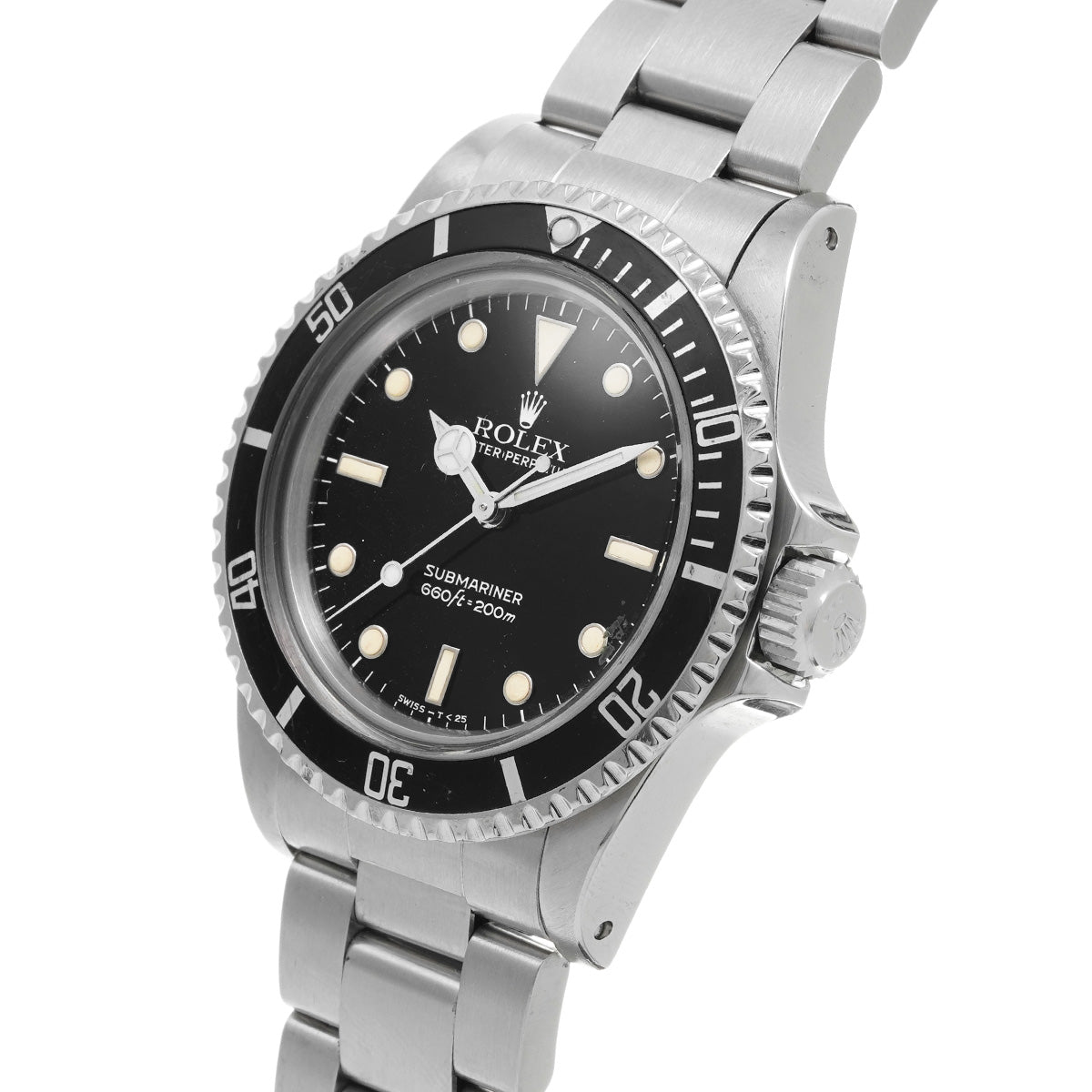 Submariner 5513 83s (manufactured circa 1983) Black ROLEX Men's [Pre-Owned].